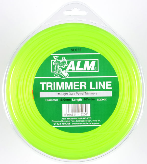 2mm x 61m - Green Trimmer Line - 1/4kg Pack
